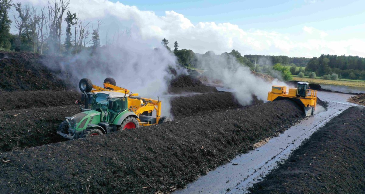 Demo of composting machines to the ACF